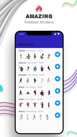 Football Stickers for WhatsApp для Android — скриншот 1