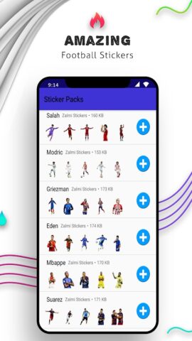 Football Stickers for WhatsApp для Android — скриншот 2