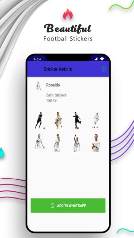 Football Stickers for WhatsApp для Android — скриншот 4