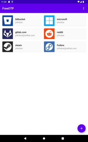 FreeOTP Authenticator — скриншот 5