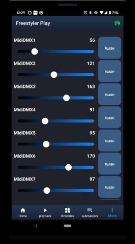Freestyler DMX : Remote для Android — скриншот 5