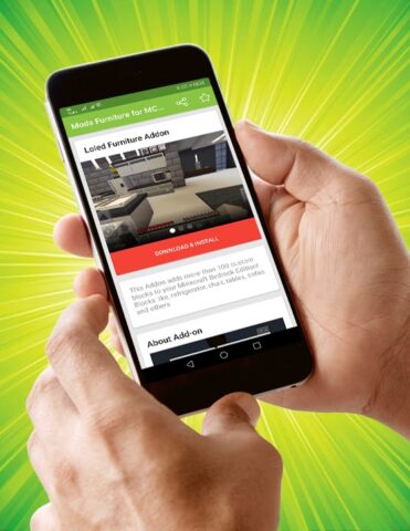 Furniture Mod for Minecraft для Android — скриншот 1