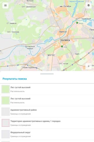 ГИС «Panorama Mobile» для Android — скриншот 4