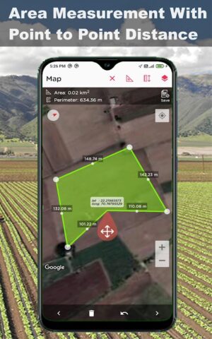 GPS Инструмент для Измерений для Android — скриншот 2