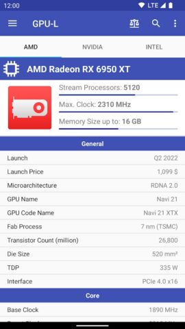 GPU-L для Android — скриншот 2