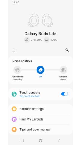 Galaxy Buds FE Manager для Android — скриншот 1