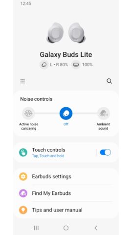 Galaxy Buds FE Manager для Android — скриншот 2