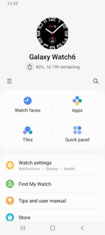 Galaxy Watch6 Plugin для Android — скриншот 2
