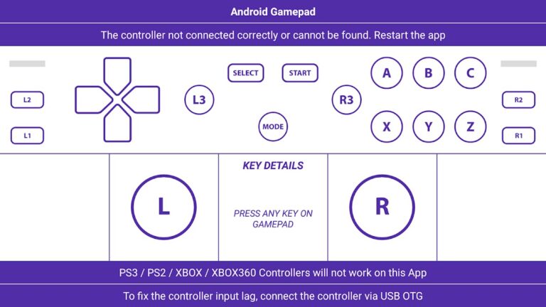 Gamepad Tester для Android — скриншот 2