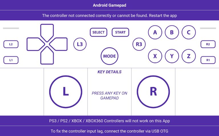 Gamepad Tester для Android — скриншот 5