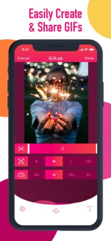 GifLab — GIF Maker & Editor для iOS — скриншот 1