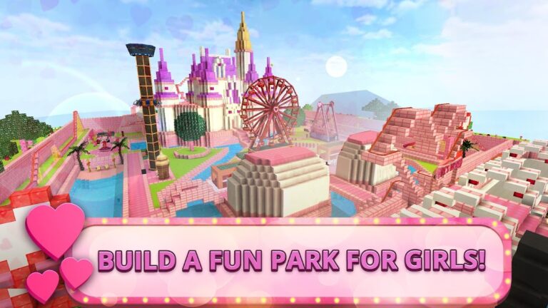 Girls Theme Park Craft: Water для Android — скриншот 1