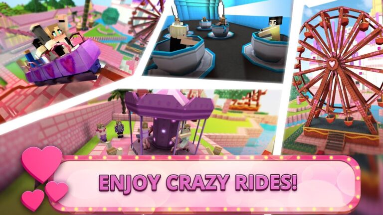 Girls Theme Park Craft: Water для Android — скриншот 2