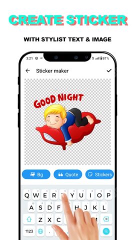 GoodNight Sticker For Whatsapp для Android — скриншот 1