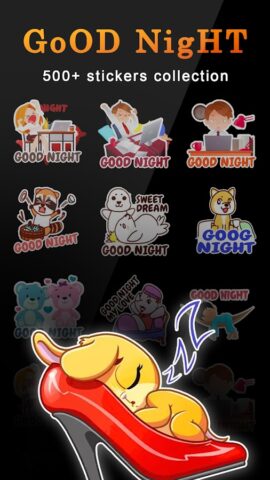 GoodNight Sticker For Whatsapp для Android — скриншот 5
