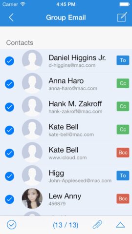 Group Text Free －Send SMS,iMessage,Email Message In Batches Fast для iOS — скриншот 3