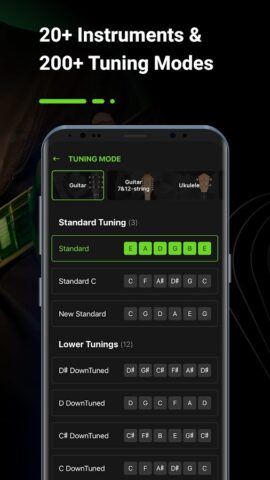 Guitar Tuner, GuitarTunio — скриншот 3