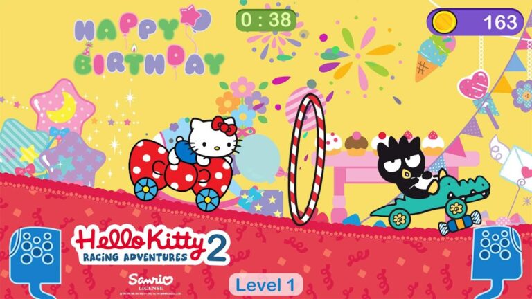 Игры Hello Kitty — машина игра для Android — скриншот 1
