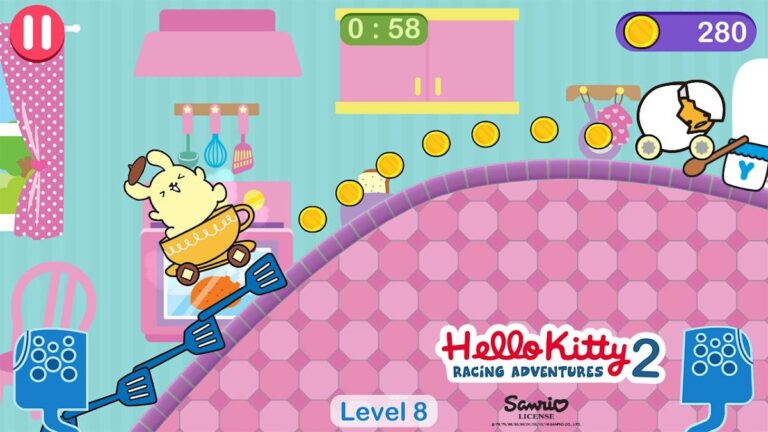 Игры Hello Kitty — машина игра для Android — скриншот 2