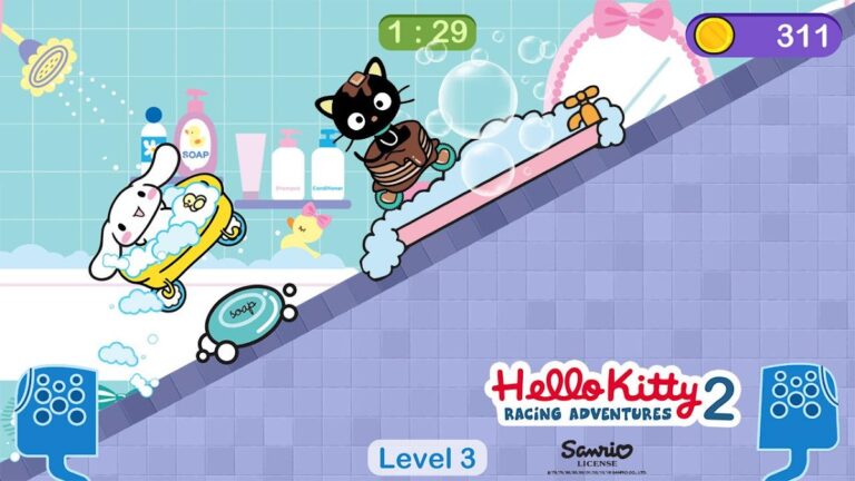 Игры Hello Kitty — машина игра для Android — скриншот 3