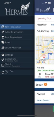 Hermes Worldwide для iOS — скриншот 1