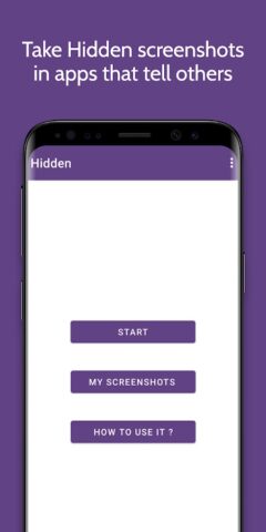 Secret Screenshot — Hidden для Android — скриншот 1