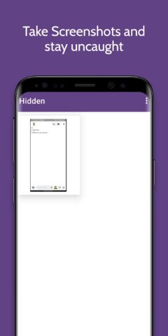 Secret Screenshot — Hidden для Android — скриншот 3