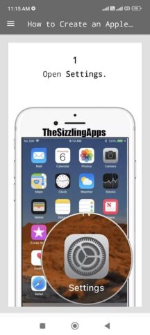 How To Create an APPLE ID для Android — скриншот 2