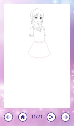 Как Рисовать Аниме для Android — скриншот 2