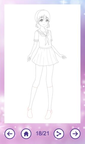 Как Рисовать Аниме для Android — скриншот 3