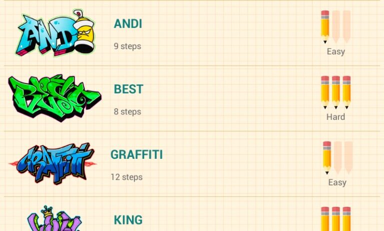 Как рисовать граффити для Android — скриншот 2