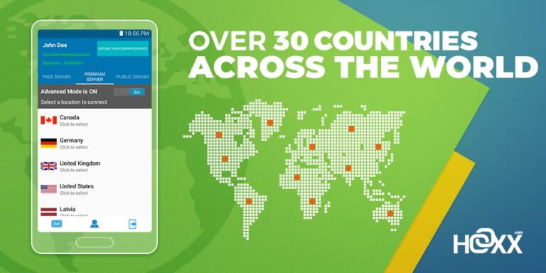 Hoxx VPN для Android — скриншот 1