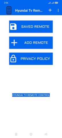Hyundai Tv Remote Control для Android — скриншот 2