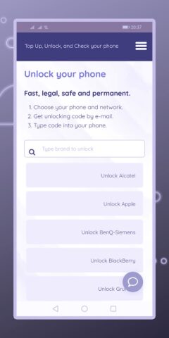 ICloud and Phone Unlock для Android — скриншот 3