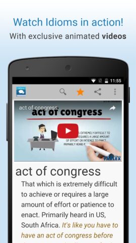 Idioms and Slang Dictionary для Android — скриншот 2