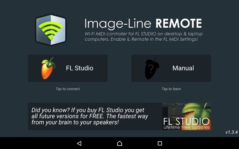 Image-Line Remote для Android — скриншот 1