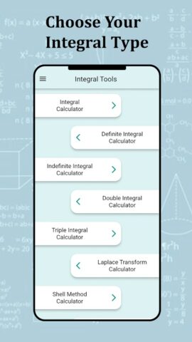 Integral calculator with steps для Android — скриншот 2