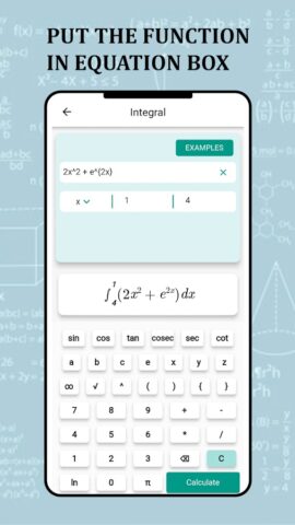 Integral calculator with steps для Android — скриншот 3