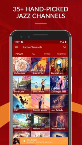 JAZZ MUSIC RADIO для Android — скриншот 1