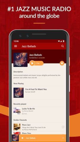 JAZZ MUSIC RADIO для Android — скриншот 2