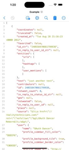 JSON Editor Mobile — скриншот 5