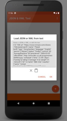 JSON & XML Tool — JSON Editor для Android — скриншот 3