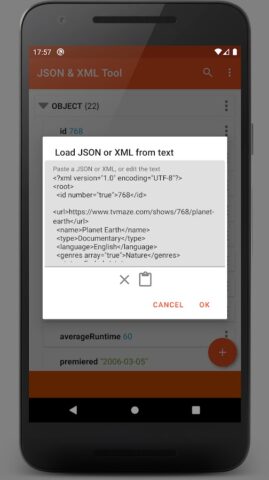JSON & XML Tool — JSON Editor для Android — скриншот 4