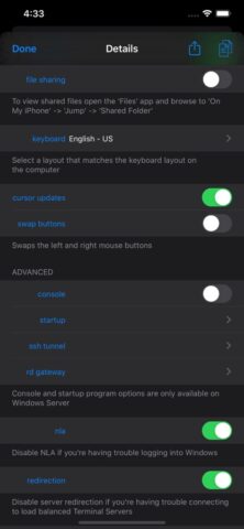 Jump Desktop (RDP, VNC, Fluid) — скриншот 5