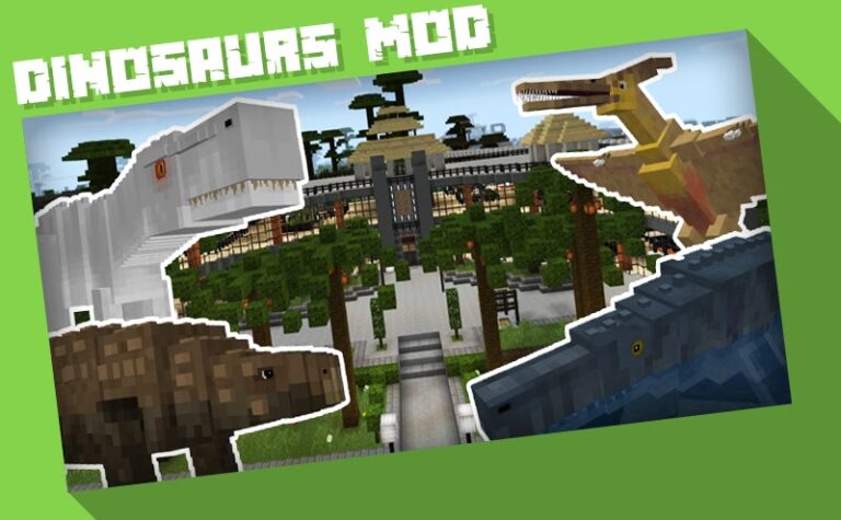 Jurassic Craft Dinosaurs Mod для Android — скриншот 1