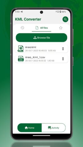 KML Converter and Viewer для Android — скриншот 2