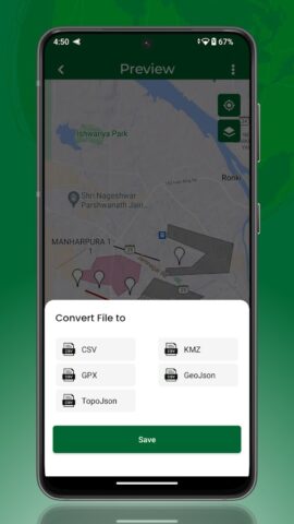 KML Converter and Viewer для Android — скриншот 5