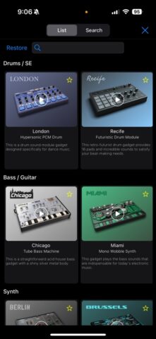 KORG Gadget 3 для iOS — скриншот 5