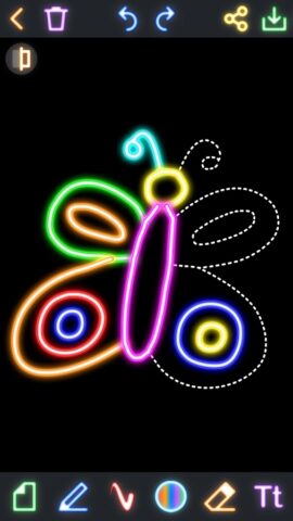 Рисовалка Обводилка Kids Game для Android — скриншот 2