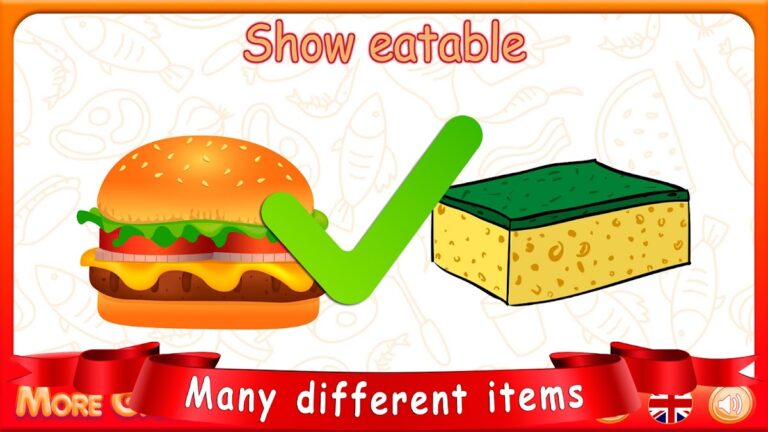 Игры Съедобное-Несъедобное для Android — скриншот 3